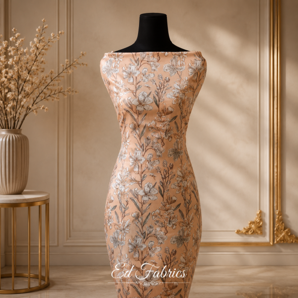 KAIN PASANG SATIN JACQUARD/ EMBOSS BIDANG 60
