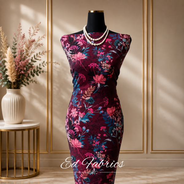 KAIN PASANG SATIN JACQUARD/ EMBOSS BIDANG 60
