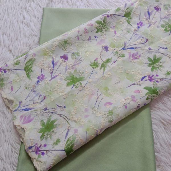 KAIN PASANG SULAM COTTON x KAIN PLAIN