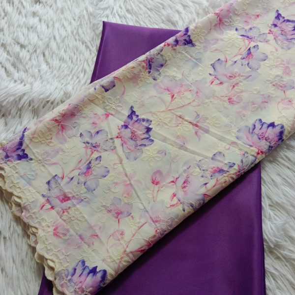 KAIN PASANG SULAM COTTON x KAIN PLAIN