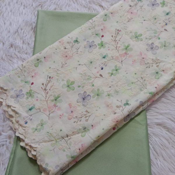 KAIN PASANG SULAM COTTON x KAIN PLAIN