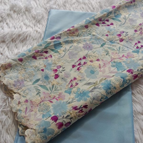 KAIN PASANG SULAM COTTON x KAIN PLAIN