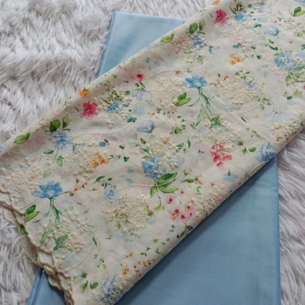 KAIN PASANG SULAM COTTON x KAIN PLAIN