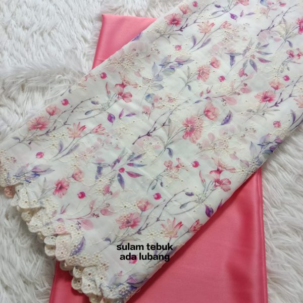 KAIN PASANG SULAM COTTON x KAIN PLAIN