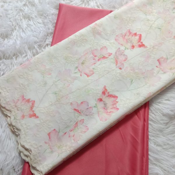KAIN PASANG SULAM COTTON x KAIN PLAIN