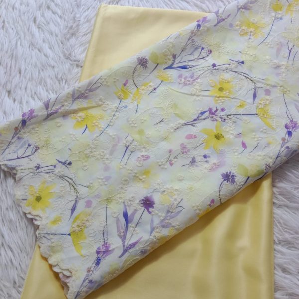 KAIN PASANG SULAM COTTON x KAIN PLAIN