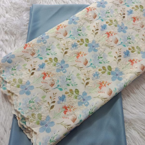 KAIN PASANG SULAM COTTON x KAIN PLAIN