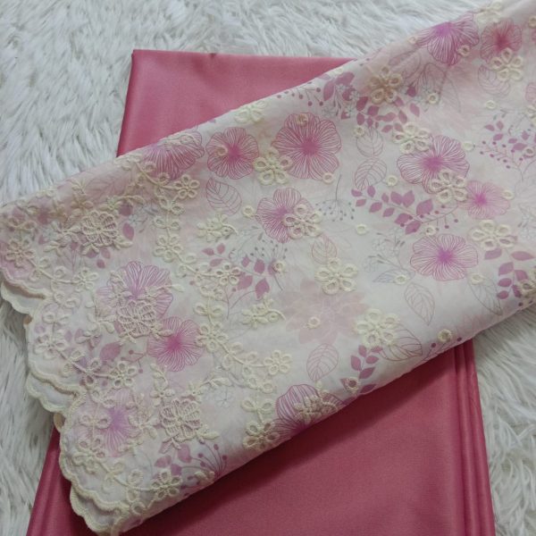 KAIN PASANG SULAM COTTON x KAIN PLAIN
