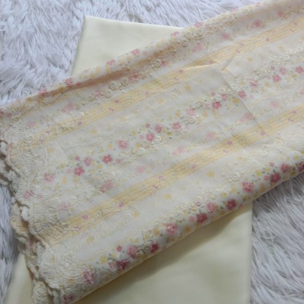 KAIN PASANG SULAM COTTON x KAIN PLAIN