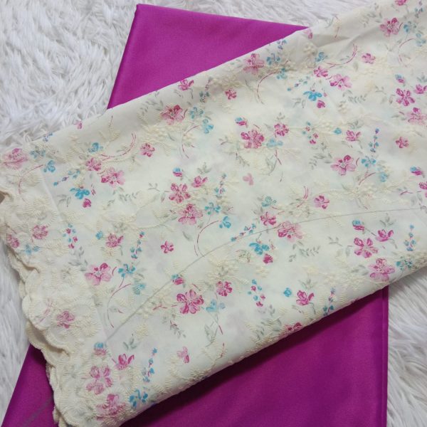 KAIN PASANG SULAM COTTON x KAIN PLAIN