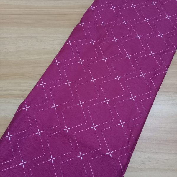 KAIN PASANG SATIN JACQUARD/ EMBOSS BIDANG 60
