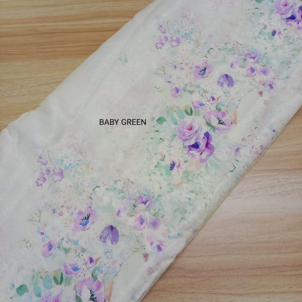 KAIN PASANG SATIN JACQUARD/ EMBOSS BIDANG 60