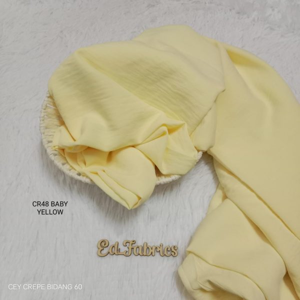 Kain Pasang Cey Crepe - Open Meter Bidang 60
