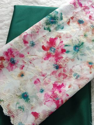 KAIN PASANG SULAM COTTON x KAIN PLAIN - CP1