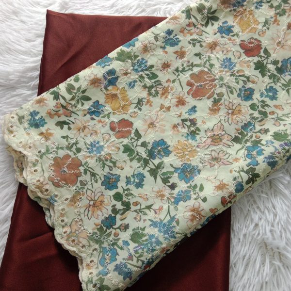 KAIN PASANG SULAM COTTON x KAIN PLAIN - CP5