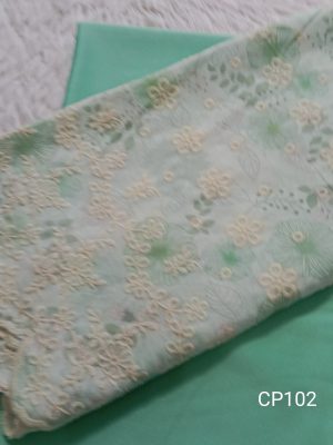 KAIN PASANG SULAM COTTON x KAIN PLAIN - CP102