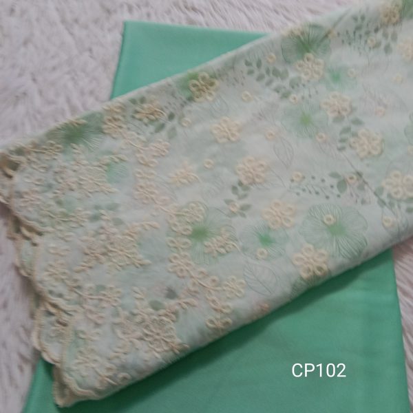 KAIN PASANG SULAM COTTON x KAIN PLAIN - CP102