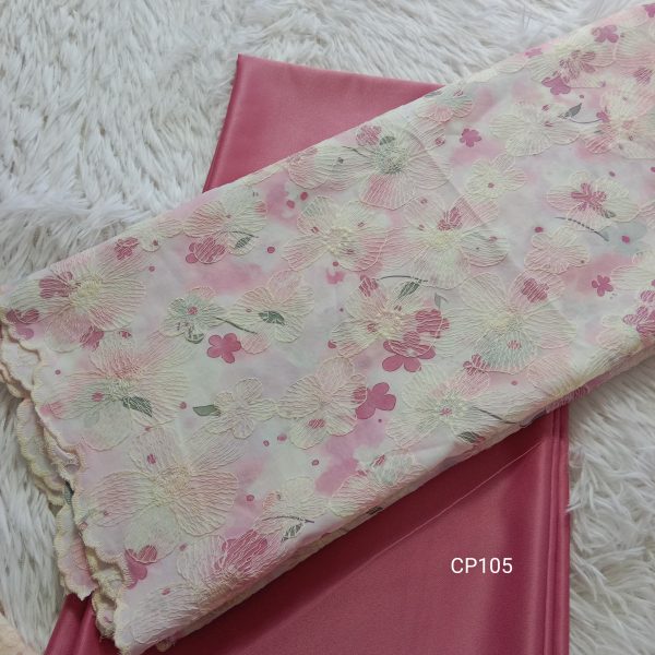 KAIN PASANG SULAM COTTON x KAIN PLAIN - CP105