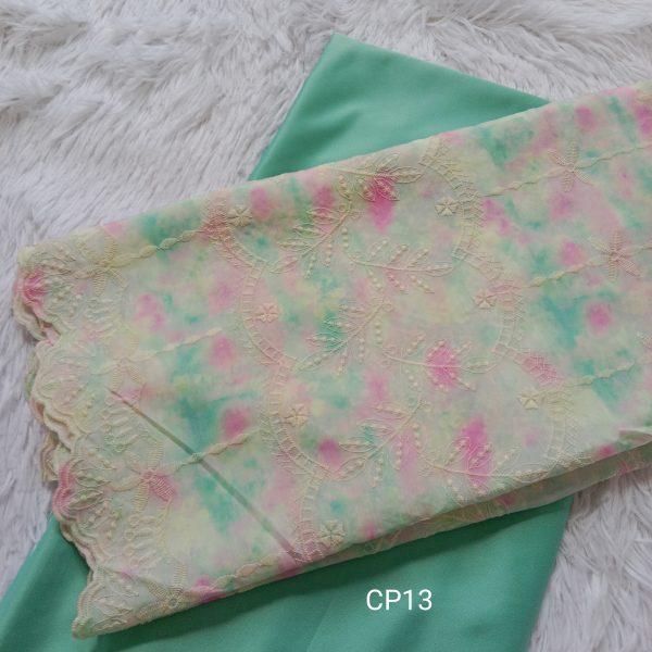KAIN PASANG SULAM COTTON x KAIN PLAIN - CP13