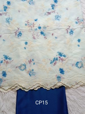 KAIN PASANG SULAM COTTON x KAIN PLAIN - CP15