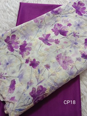 KAIN PASANG SULAM COTTON x KAIN PLAIN - CP18