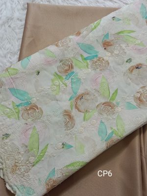 KAIN PASANG SULAM COTTON x KAIN PLAIN - CP6