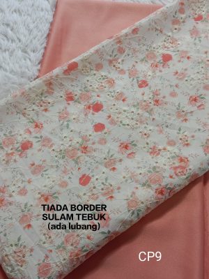 KAIN PASANG SULAM COTTON x KAIN PLAIN - CP9