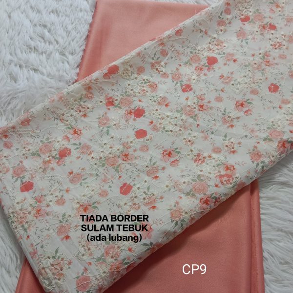 KAIN PASANG SULAM COTTON x KAIN PLAIN - CP9